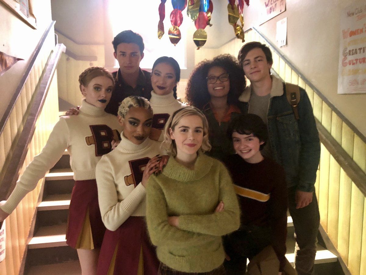The cast of THE CHILLING ADVENTURES OF SABRINA.