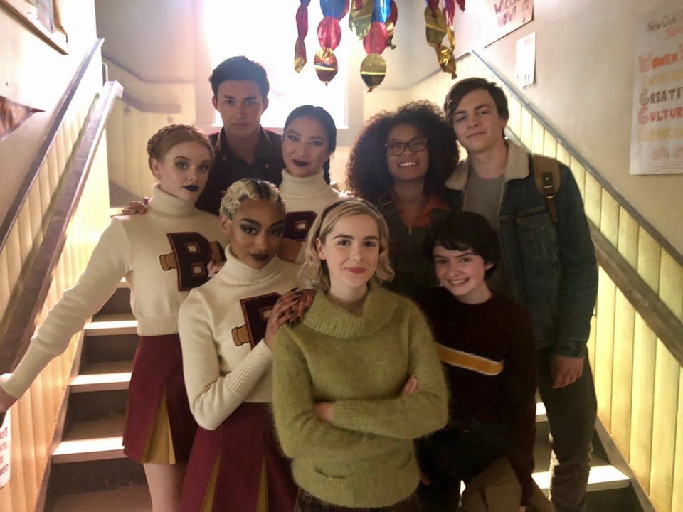 The cast of THE CHILLING ADVENTURES OF SABRINA. 